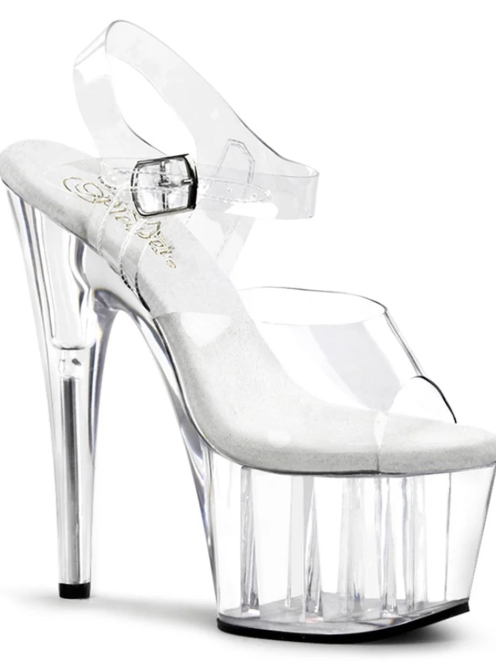 CLEAR PLEASER 7" Heels Adore-708 NWT Dance Pole